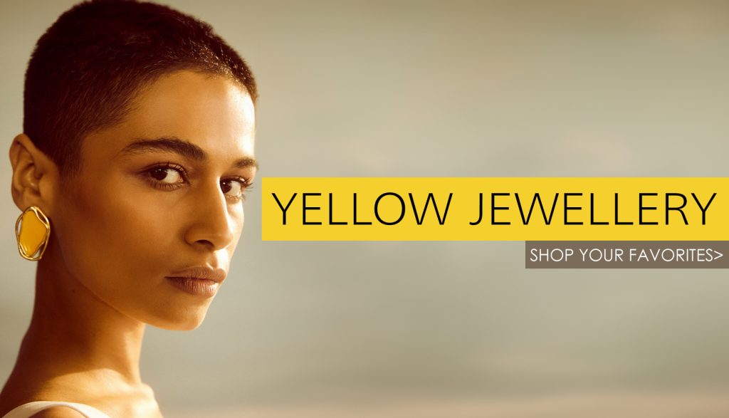 Yellow jewellery for women
