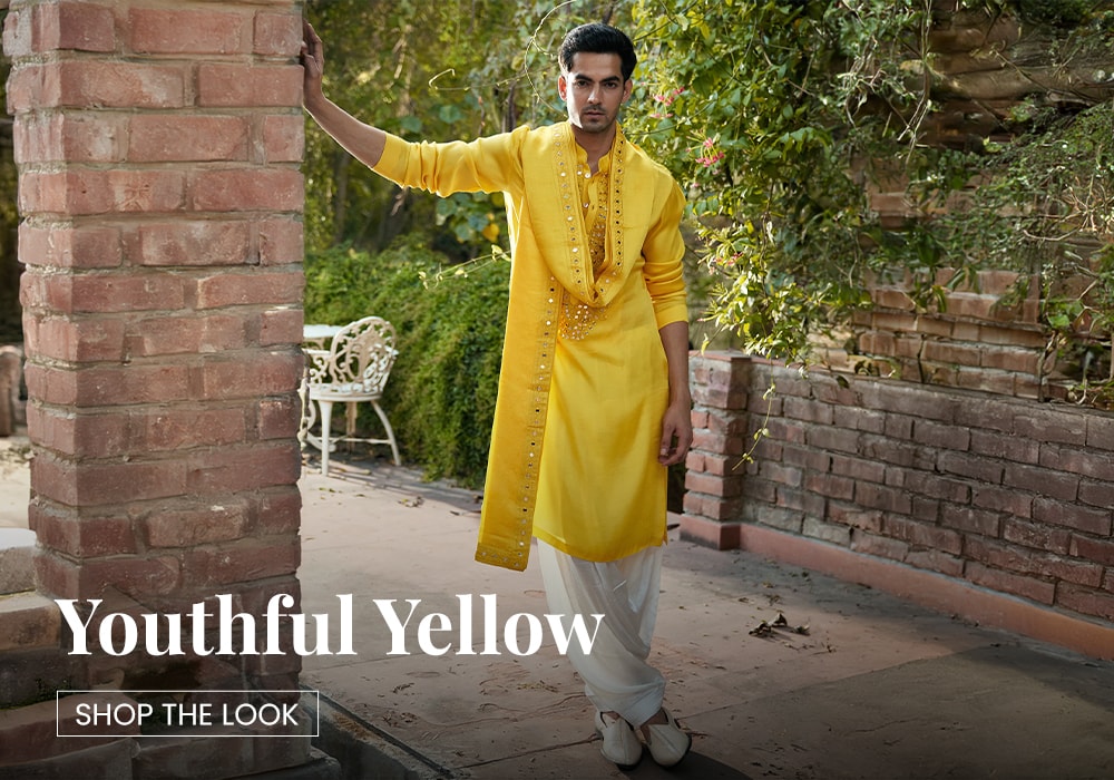 Yellow kurta set