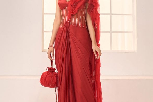 Corset Sarees for Women at Aza Fashions