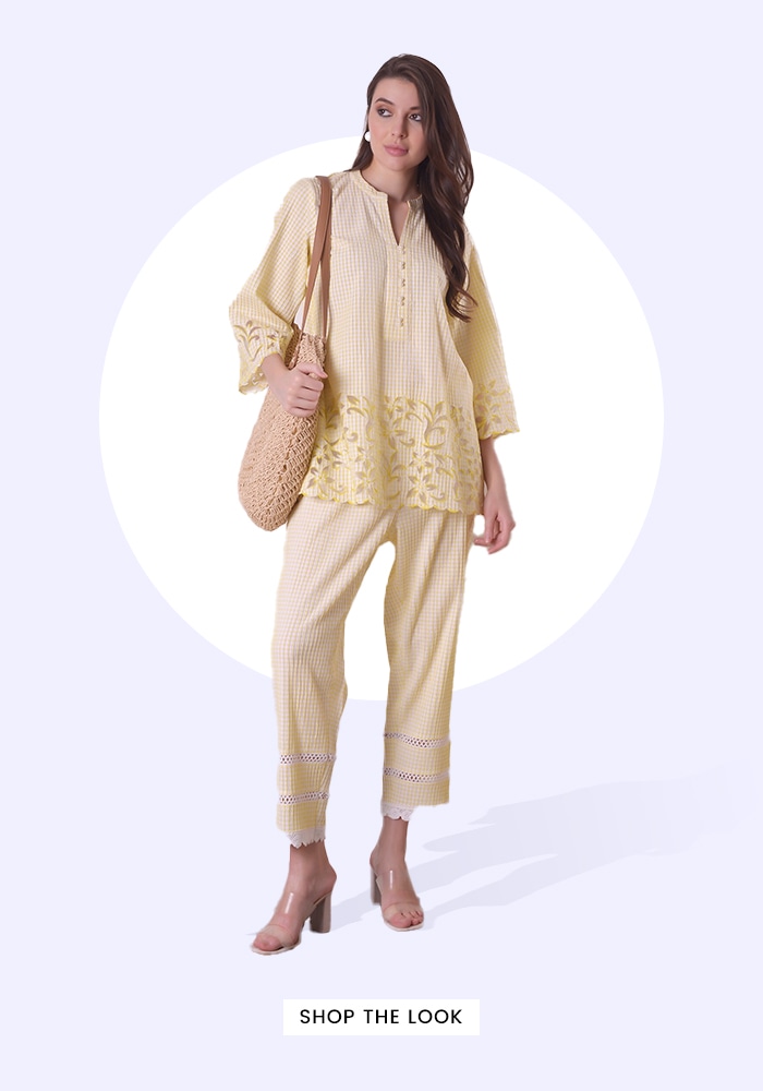 Hem Shirt And Pant Set