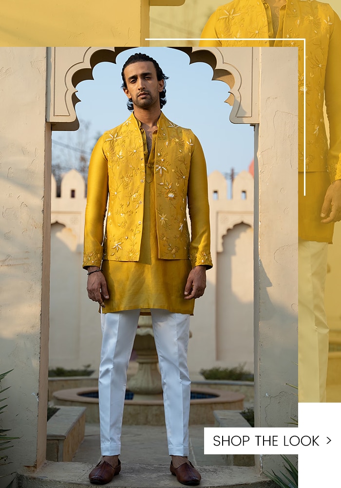 Contemporary Nehru Jacket Set 