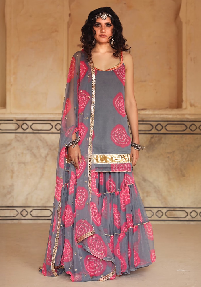 Gulabo Jaipur Grey Palazzo set