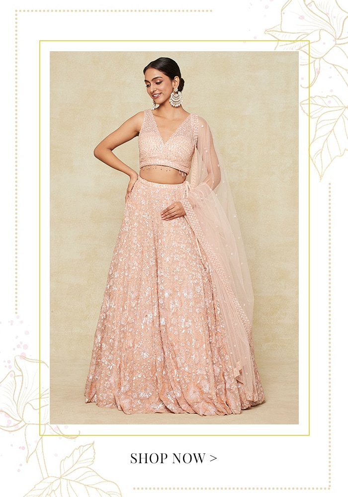 Pink lehenga