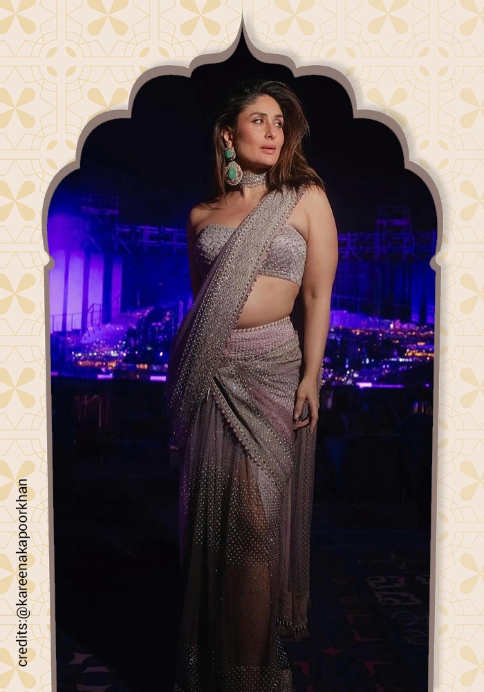 Kareena Kapoor Pre draped saree