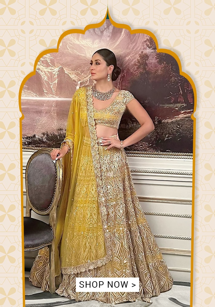 Kareena Kapoor in yellow lehenga