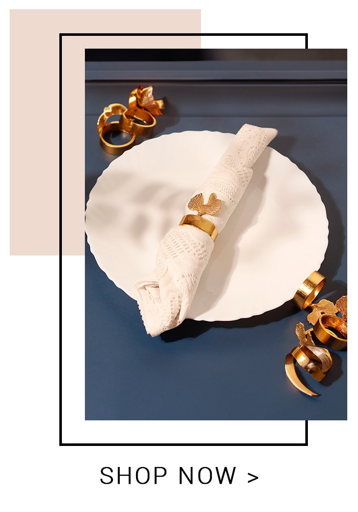 Elysian Gold Napkin Rings