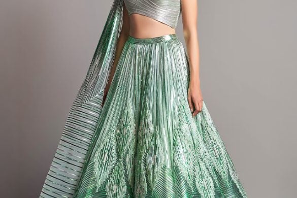 Metallic Lehengas