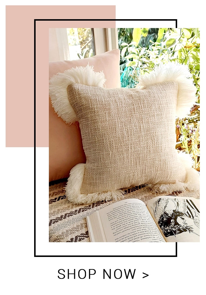 Throwpillow Fringe Cusion Cover