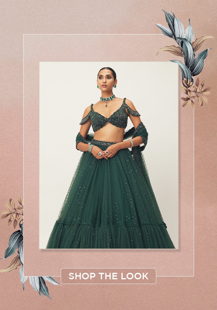 Vvani by Vani Vats sequin lehenga