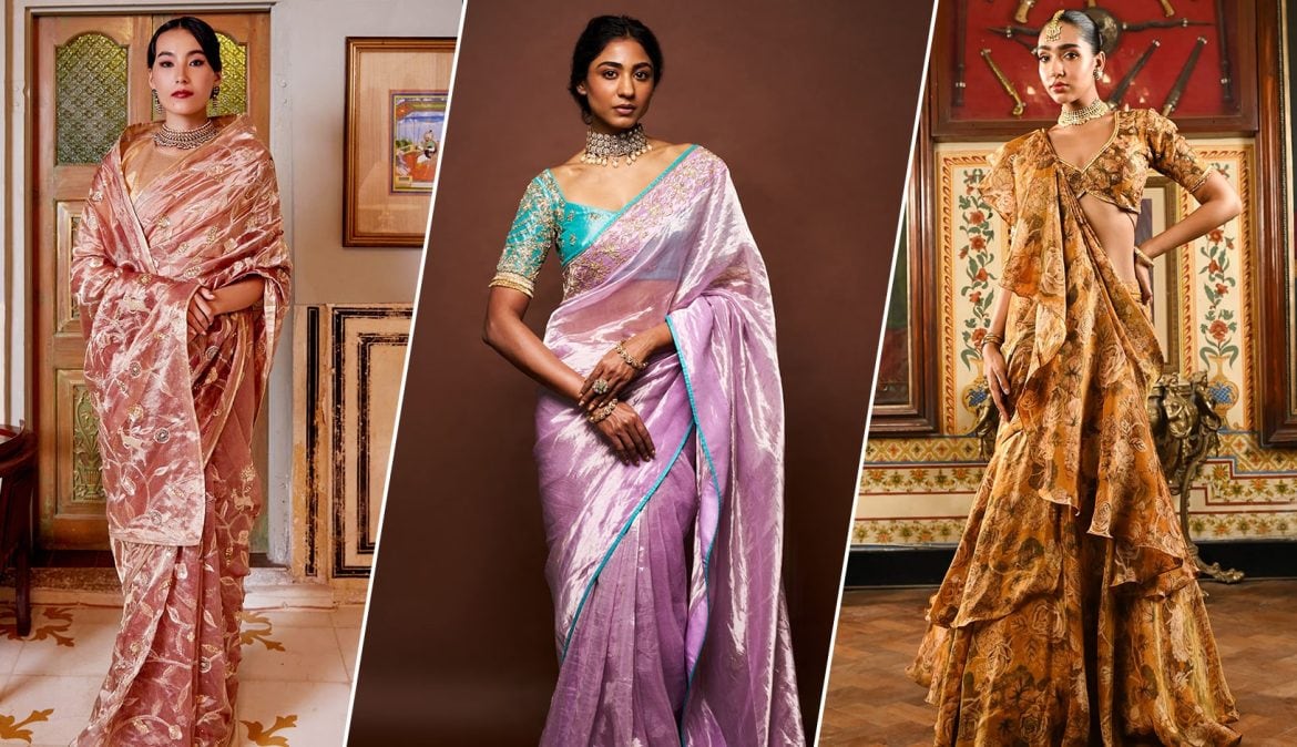 Trendiest Tissue Sarees