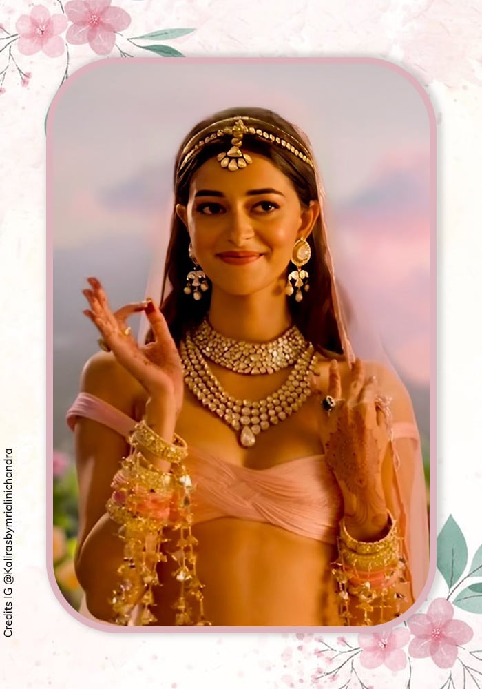 Ananya Pandey Bridal Kaleeras