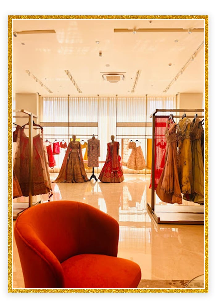 Aza Fashions Surat store ambience