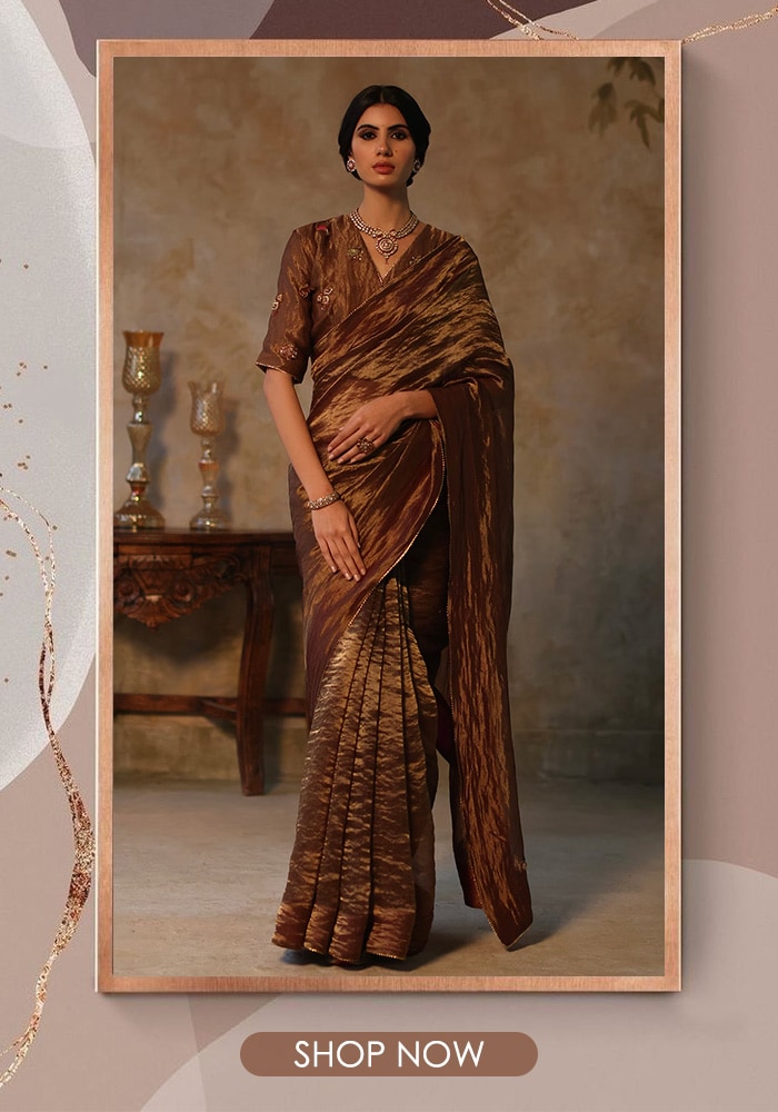 Mocha Mousse Saree