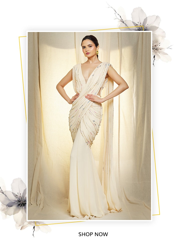 saree gown