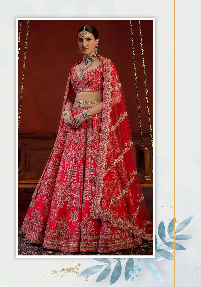 Embroidered lehengas