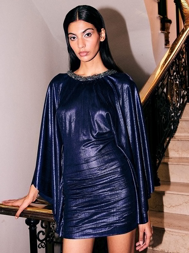 Marvelous Metallic Dresses for New Year Celebrations