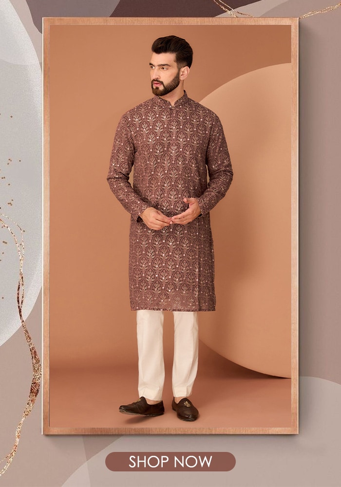 Mocha Mousse Kurta