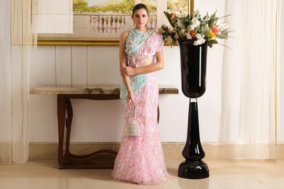 Poster Image Pastel shades in indian wedding fashion