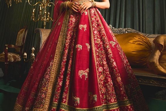 Poster-Image Red bridal lehenga trends